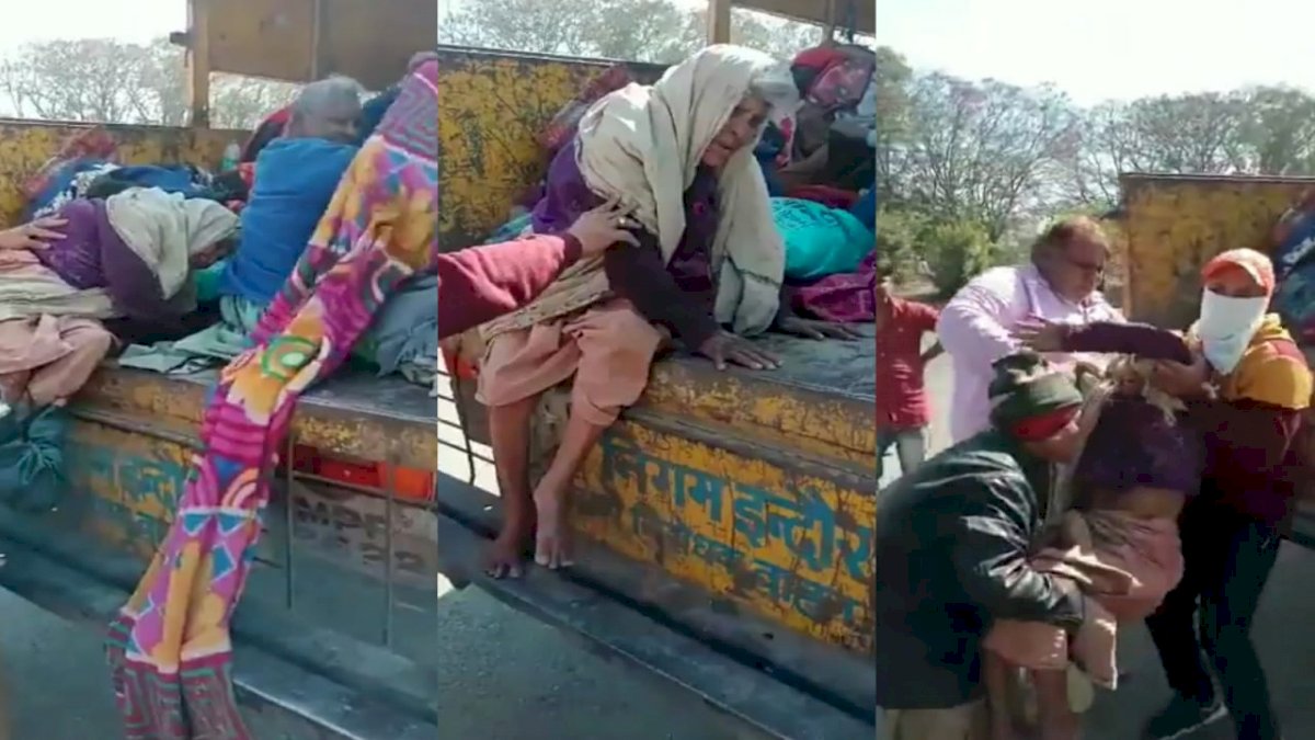 बुजुर्गों को कचरे की तरह गाड़ी में भरकर जंगल में छोड़ने का आरोप, इंदौर के वायरल वीडियो से इंसानियत शर्मसार बुजुर्गों को कचरे की तरह गाड़ी में भरकर जंगल में छोड़ने का आरोप, इंदौर के वायरल वीडियो से इंसानियत शर्मसार