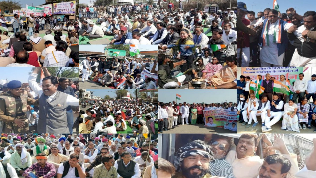 मध्य प्रदेश में दिखा चक्का जाम का व्यापक असर, किसानों के साथ सड़कों पर उतरी कांग्रेस मध्य प्रदेश में दिखा चक्का जाम का व्यापक असर, किसानों के साथ सड़कों पर उतरी कांग्रेस