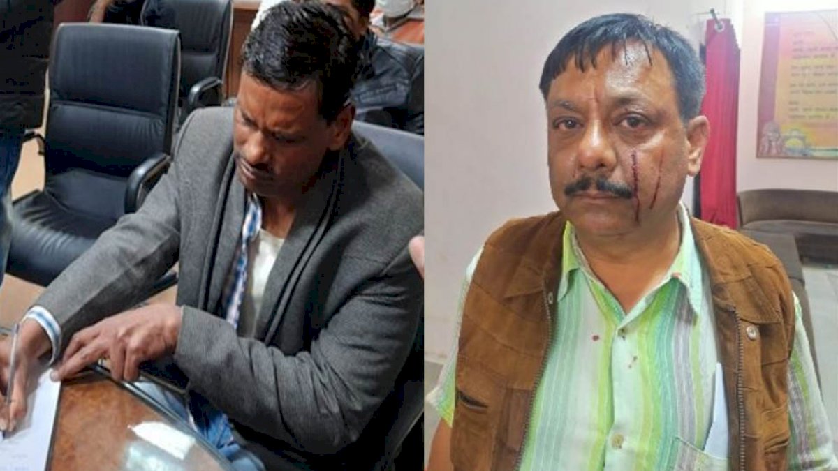 शिक्षकों का शर्मनाक बर्ताव, उज्जैन की विक्रम यूनिवर्सिटी के दो प्रोफेसरों में जमकर हुई मारपीट शिक्षकों का शर्मनाक बर्ताव, उज्जैन की विक्रम यूनिवर्सिटी के दो प्रोफेसरों में जमकर हुई मारपीट