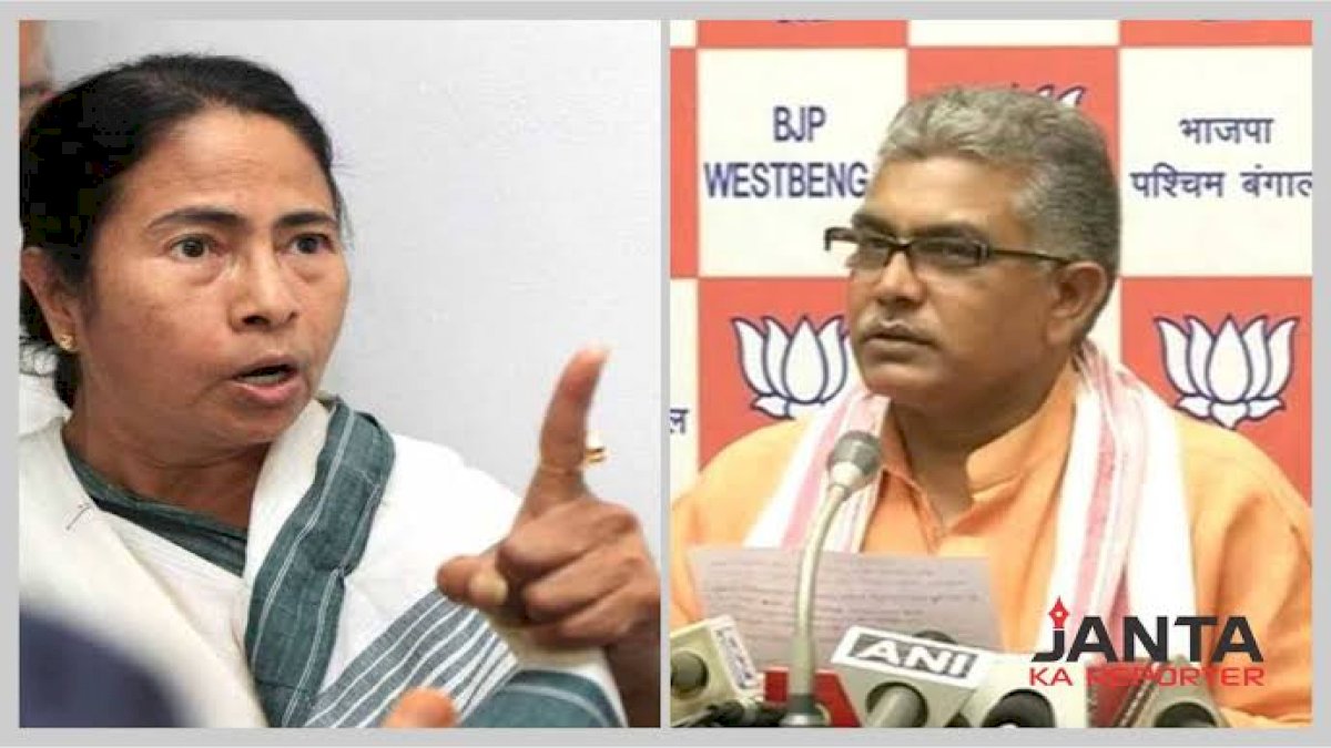 हर मर्यादा को लांघ गए दिलीप घोष, ममता को दे डाली बरमूडा पहनने की सलाह- Hum  Samvet
