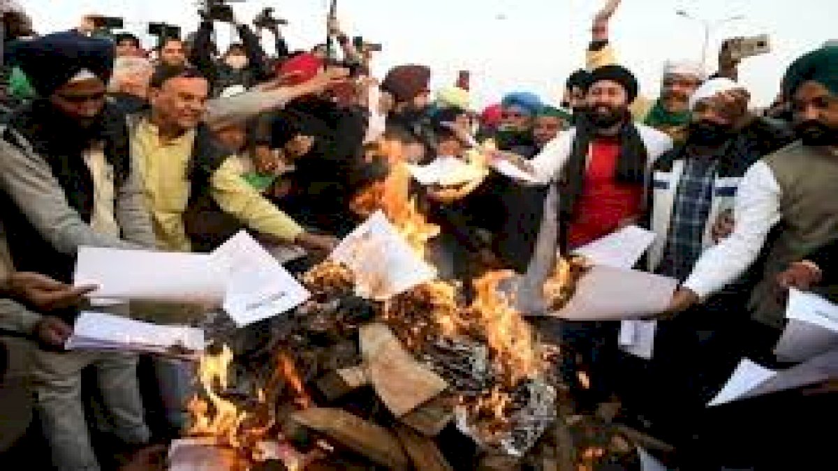 आज कृषि कानूनों की प्रतियां जलाएंगे किसान, नहीं मनाएंगे रंगों का त्योहार आज कृषि कानूनों की प्रतियां जलाएंगे किसान, नहीं मनाएंगे रंगों का त्योहार