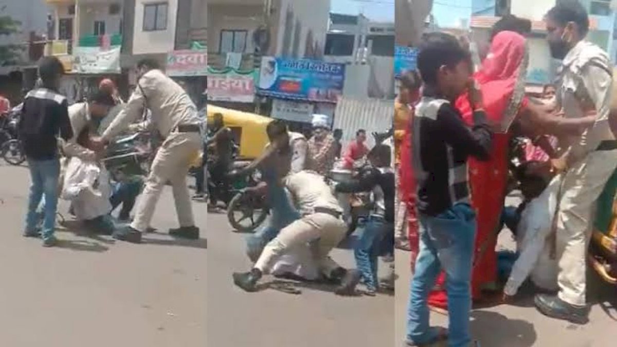इंदौर: मास्क न पहने हुए व्यक्ति को सिपाहियों ने बेरहमी से पीटा, गुंडागर्दी करने के लिए हुए सस्पेंड इंदौर: मास्क न पहने हुए व्यक्ति को सिपाहियों ने बेरहमी से पीटा, गुंडागर्दी करने के लिए हुए सस्पेंड