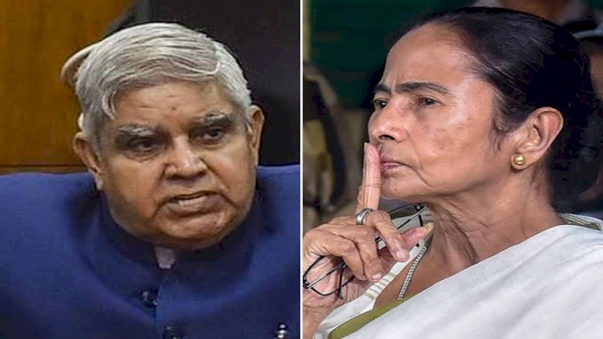 राज्यपाल जगदीप धनखड़ ने ममता को बताया अपनी छोटी बहन, तंज कसने पर ममता ने कहा, तीन महीनों से कानून व्यवस्था चुनाव के नियंत्रण में थी राज्यपाल जगदीप धनखड़ ने ममता को बताया अपनी छोटी बहन, तंज कसने पर ममता ने कहा, तीन महीनों से कानून व्यवस्था चुनाव के नियंत्रण में थी