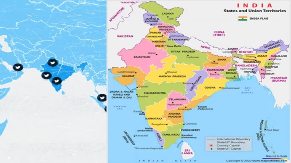 अब भोपाल में दर्ज हुआ ट्विटर इंडिया के हेड के खिलाफ मुकदमा, वेबसाइट पर भारत का गलत नक्शा दिखाए जाने का है मामला अब भोपाल में दर्ज हुआ ट्विटर इंडिया के हेड के खिलाफ मुकदमा, वेबसाइट पर भारत का गलत नक्शा दिखाए जाने का है मामला