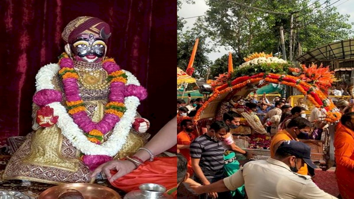 सावन के आखिरी सोमवार उमड़ा आस्था का सैलाब, धूमधाम से निकली बाबा महाकाल की शाही सवारी सावन के आखिरी सोमवार उमड़ा आस्था का सैलाब, धूमधाम से निकली बाबा महाकाल की शाही सवारी