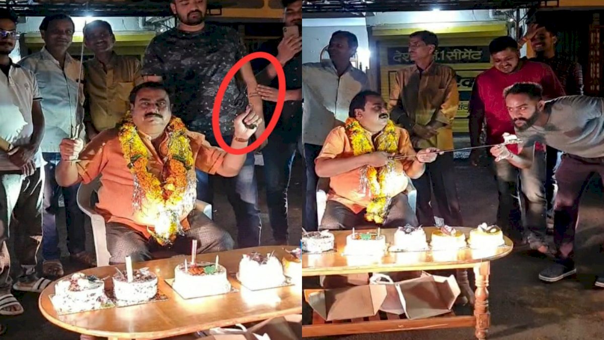 BJP विधायक के भांजे की रंगबाजी, बीच सड़क पर गोलियों की तड़तड़ाहट के साथ मनाया बर्थड़े BJP विधायक के भांजे की रंगबाजी, बीच सड़क पर गोलियों की तड़तड़ाहट के साथ मनाया बर्थड़े