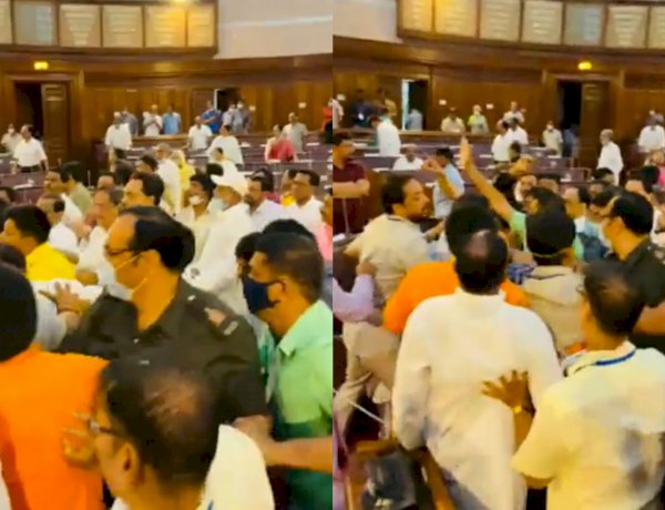 बंगाल विधानसभा में जूतम-पैजार, BJP MLA हुए चोटिल, शुभेंदु अधिकारी समेत पांच निलंबित बंगाल विधानसभा में जूतम-पैजार, BJP MLA हुए चोटिल, शुभेंदु अधिकारी समेत पांच निलंबित