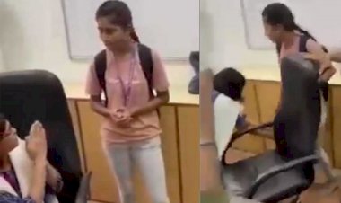 Principal forced to touch student’s feet  Principal forced to touch student’s feet
