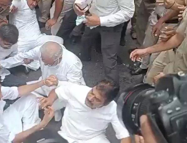 राहुल गांधी से ईडी दफ्तर में चल रही है पूछताछ, आज फिर कई कांग्रेस नेताओं को पुलिस ने किया गिरफ्तार