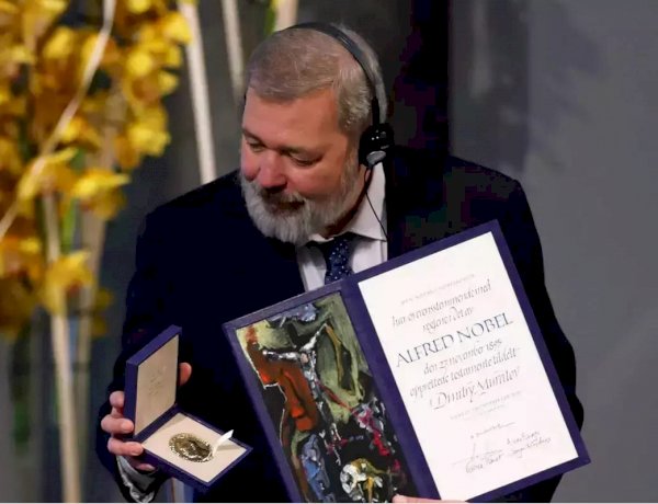 यूक्रेनी बच्चों की मदद के लिए रूसी पत्रकार ने बेचा नोबेल शांति पुरस्कार