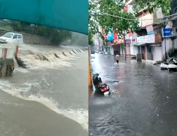 बारिश ने खोली भोपाल नगर निगम की पोल, दो घंटे में ही कई इलाके जलमग्न, लोगों का तंज- बोट के बदले वोट देंगे बारिश ने खोली भोपाल नगर निगम की पोल, दो घंटे में ही कई इलाके जलमग्न, लोगों का तंज- बोट के बदले वोट देंगे