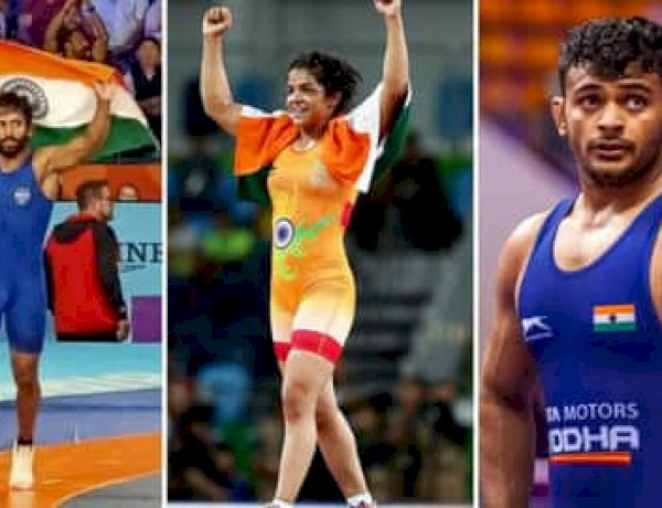 CWG 2022 में भारत को मिला 9वां गोल्ड, बजरंग पूनिया, साक्षी मलिक और दीपक पूनिया ने जीता स्वर्ण पदक CWG 2022 में भारत को मिला 9वां गोल्ड, बजरंग पूनिया, साक्षी मलिक और दीपक पूनिया ने जीता स्वर्ण पदक
