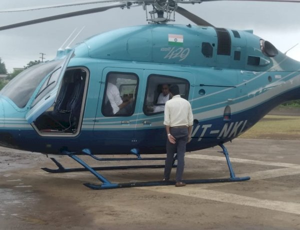 सिहोर में कमलनाथ के हेलीकॉप्टर की इमरजेंसी लैंडिंग, जयवर्धन सिंह और जेपी अग्रवाल भी थे साथ, सभी सुरक्षित