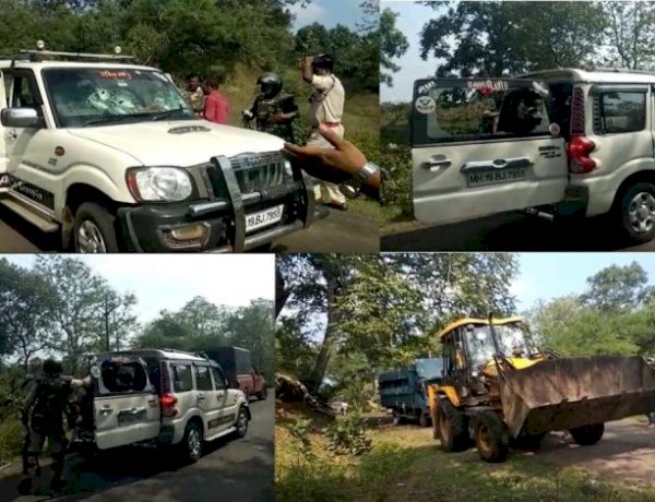 बुरहानपुर में वन विभाग और पुलिस टीम पर हमला, 6 से अधिक घायल, वाहन क्षतिग्रस्त