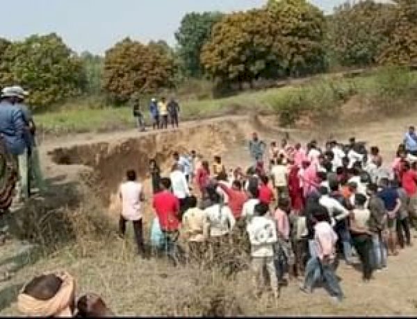 शहडोल जिले के झारौसी में मुरम खदान धंसी, मिट्टी में दबने से दो मजदूरों की मौत और दो घायल