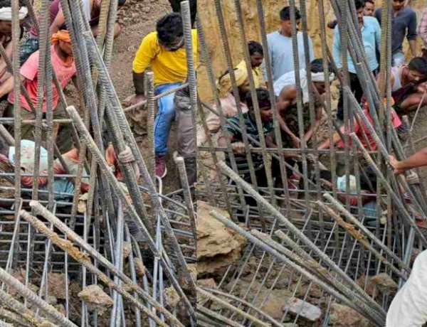 भोपाल में पुल निर्माण के दौरान बड़ा हादसा, मिट्टी धंसने से 2 मजदूर दबे