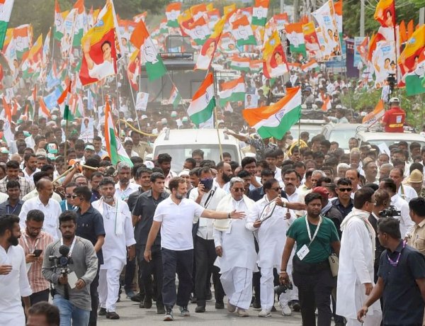 Karnataka Results: जिन जिलों से गुजरी राहुल की भारत जोड़ो यात्रा, वहां औंधे मुंह गिरी BJP Karnataka Results: जिन जिलों से गुजरी राहुल की भारत जोड़ो यात्रा, वहां औंधे मुंह गिरी BJP