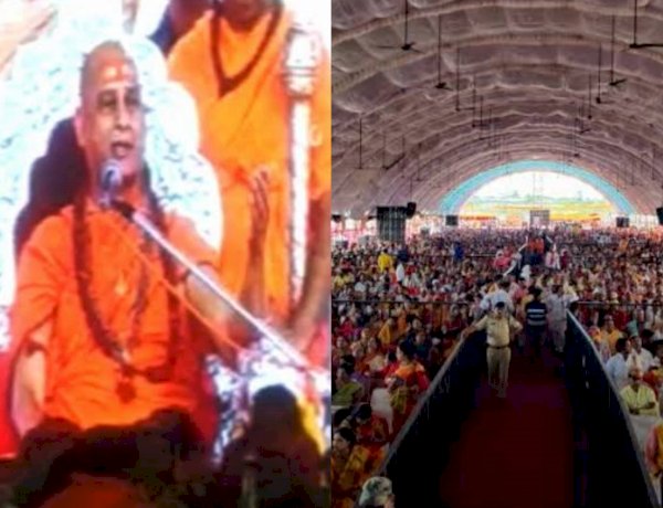 सरकार को मंदिरों पर शासन का अधिकार नहीं, ब्राह्मण महाकुंभ के मंच से बोले जगद्गुरु शंकराचार्य सरकार को मंदिरों पर शासन का अधिकार नहीं, ब्राह्मण महाकुंभ के मंच से बोले जगद्गुरु शंकराचार्य