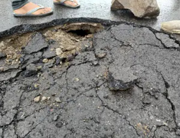 भ्रष्टाचार की भेंट चढ़ी सीहोर-श्यामपुर रोड, एक दिन की बारिश भी नहीं झेल सकी 29 करोड़ की लागत से निर्मित सड़क