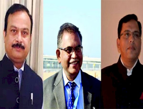 आईएएस दीपक सिंह, ओपी श्रीवास्तव और बसंत कुर्रे आईएएस दीपक सिंह, ओपी श्रीवास्तव और बसंत कुर्रे