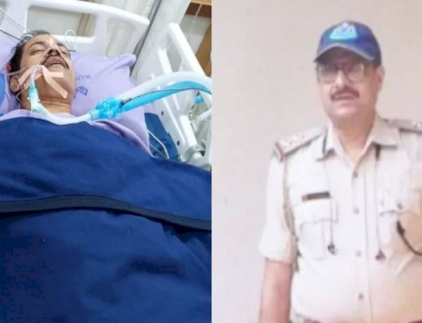 घायल टीआई और आरोपी एसआई बीआर सिंह घायल टीआई और आरोपी एसआई बीआर सिंह