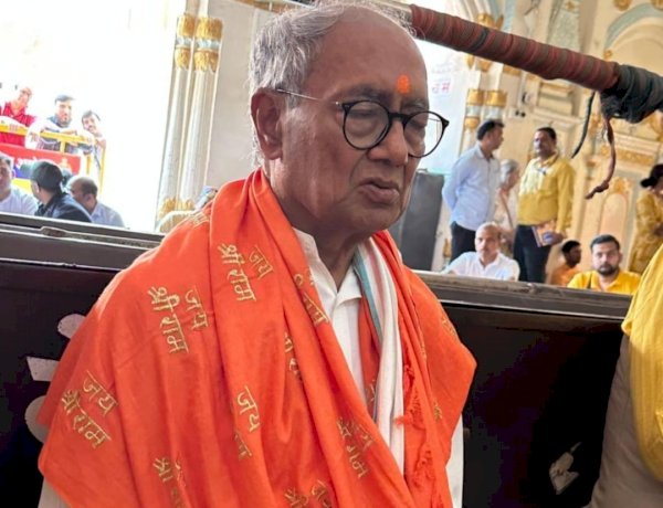 कांग्रेस नेता दिग्विजय सिंह ने अयोध्या में रामलला के दर्शन किए, सोनिया गांधी के शीघ्र स्वस्थ होने की कामना की