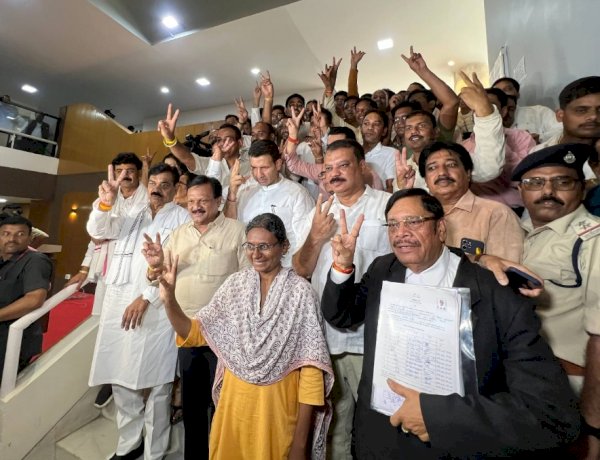 राज्यसभा चुनाव: कांग्रेस प्रत्याशी मीनाक्षी नटराजन ने दाखिल किया नामांकन, भाजपा के महेश केवट भी आज भरेंगे पर्चा