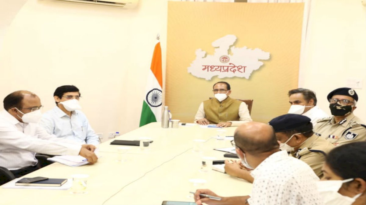 मुख्यमंत्री शिवराज सिंह चौहान बैठक 