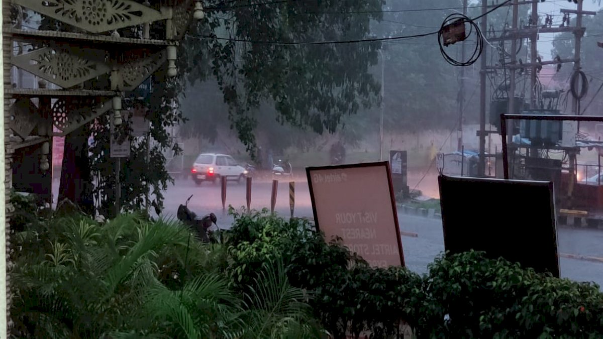 Rain in Bhopal: भोपाल में बारिश से मौसम हुआ सुहाना Rain in Bhopal: भोपाल में बारिश से मौसम हुआ सुहाना