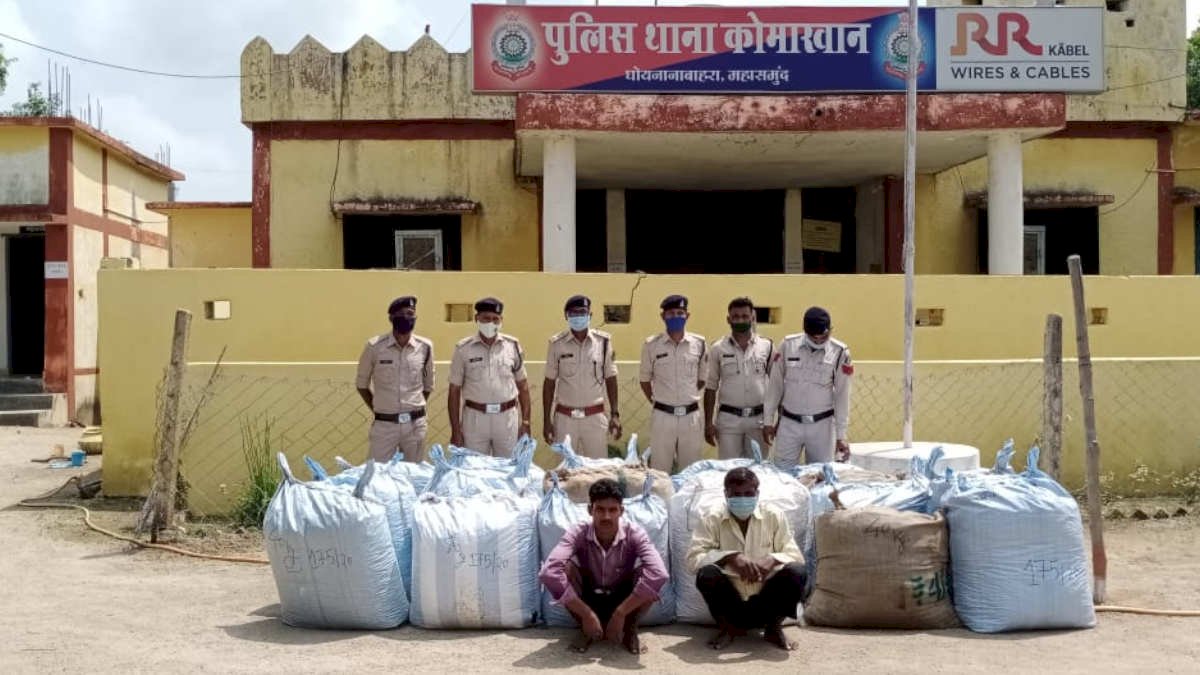 Mahasamund: दो अंतर्राज्यीय गांजा तस्कर गिरफ्तार Mahasamund: दो अंतर्राज्यीय गांजा तस्कर गिरफ्तार
