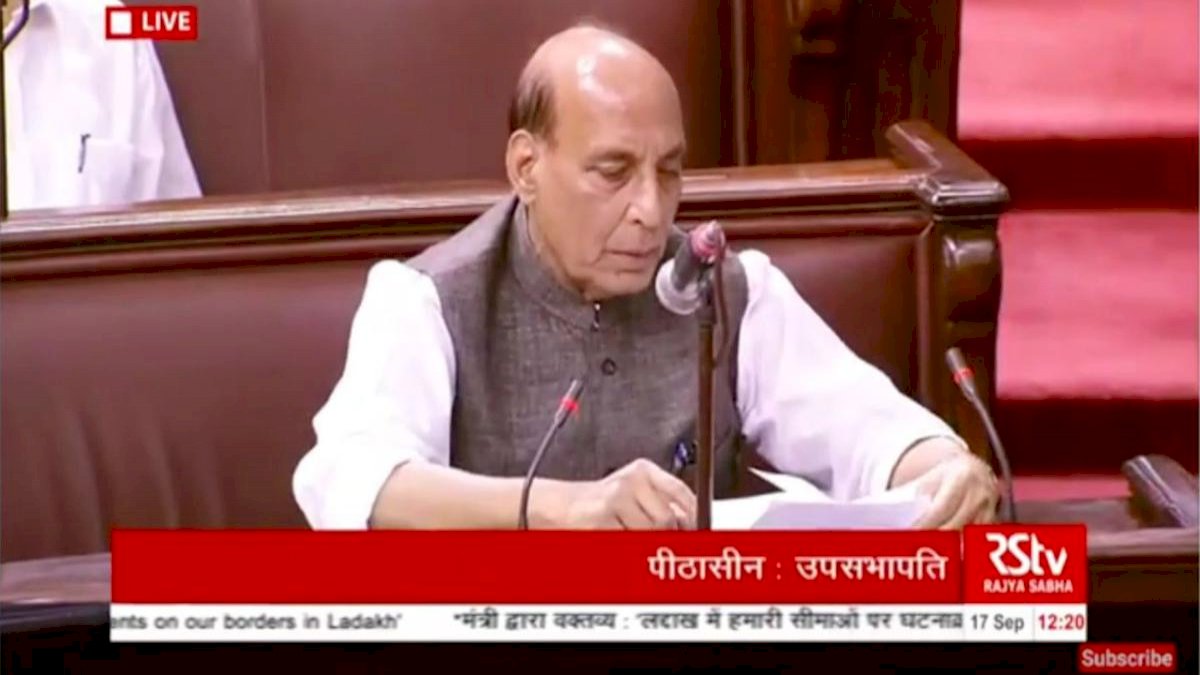 रक्षामंत्री ने राज्य सभा में कहा कि चीन LAC को नहीं मानता रक्षामंत्री ने राज्य सभा में कहा कि चीन LAC को नहीं मानता