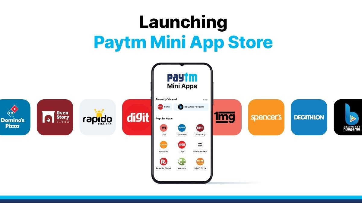 Paytm Mini App Store: गूगल प्लेस्टोर को टक्कर देने के लिए पेटीएम ने लॉन्च किया अपना मिनी ऐप स्टोर Paytm Mini App Store: गूगल प्लेस्टोर को टक्कर देने के लिए पेटीएम ने लॉन्च किया अपना मिनी ऐप स्टोर