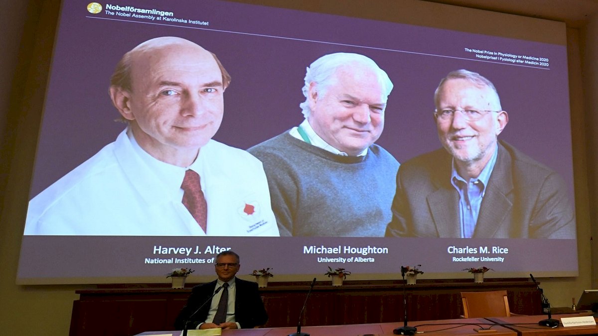Nobel Prize Medicine: हेपेटाइटिस सी वायरस की खोज के लिए तीन वैज्ञानिकों को मिला चिकित्सा का नोबेल Nobel Prize Medicine: हेपेटाइटिस सी वायरस की खोज के लिए तीन वैज्ञानिकों को मिला चिकित्सा का नोबेल