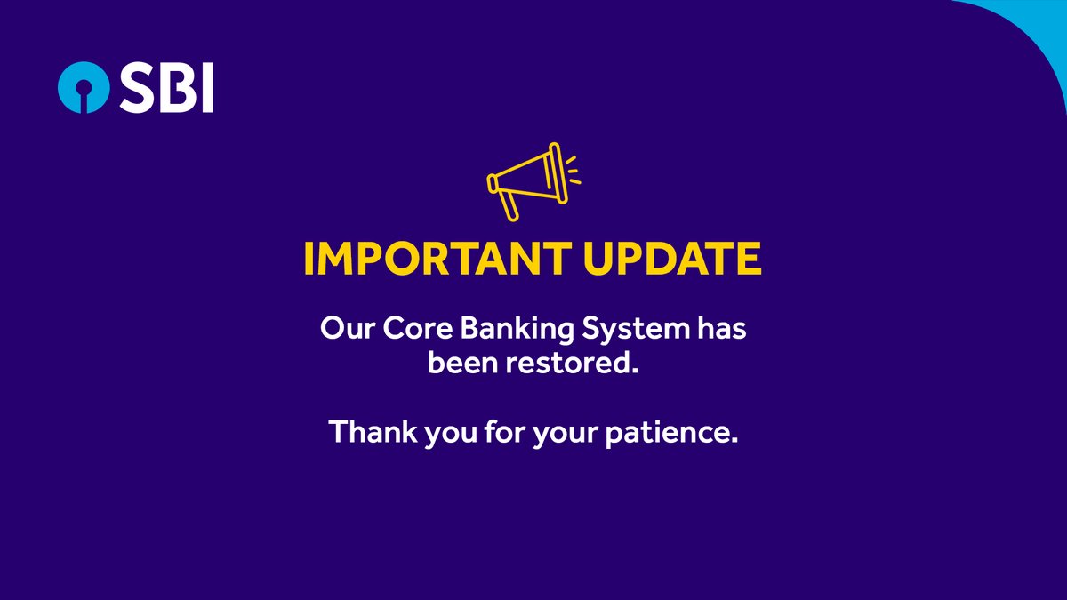 SBI Online Services: घंटों की अफरातफरी के बाद सुधरी एसबीआई ऑनलाइन सेवा, ग्राहकों ने ली राहत की सांस SBI Online Services: घंटों की अफरातफरी के बाद सुधरी एसबीआई ऑनलाइन सेवा, ग्राहकों ने ली राहत की सांस