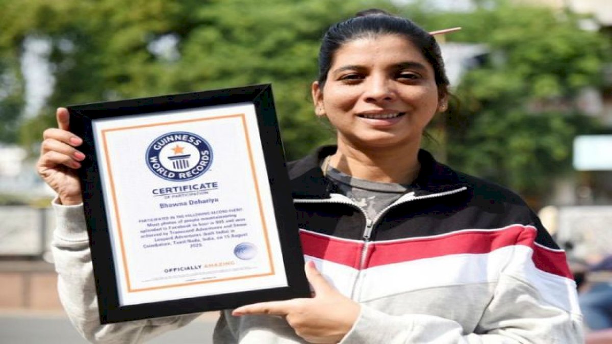 Guinness World Records: मप्र की पर्वतारोही भावना डेहरिया का नाम गिनीज बुक में दर्ज Guinness World Records: मप्र की पर्वतारोही भावना डेहरिया का नाम गिनीज बुक में दर्ज