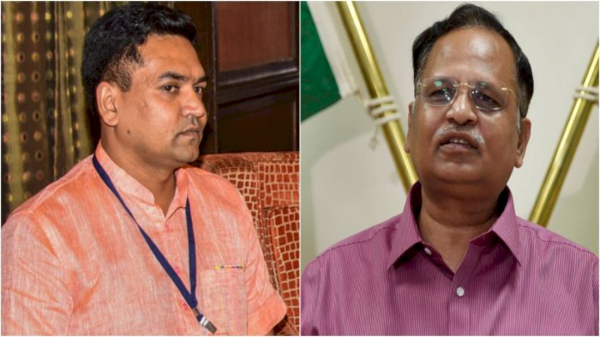 बीजेपी नेता कपिल मिश्रा ने झूठा आरोप लगाने पर दिल्ली के मंत्री सत्येंद्र जैन से बिना शर्त माफी मांगी बीजेपी नेता कपिल मिश्रा ने झूठा आरोप लगाने पर दिल्ली के मंत्री सत्येंद्र जैन से बिना शर्त माफी मांगी