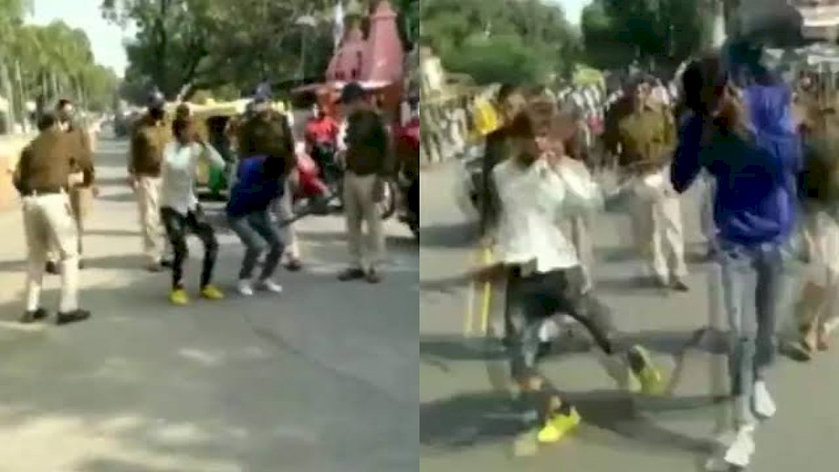 मध्य प्रदेश के देवास में छेड़खानी करने वालों को सड़क पर सज़ा मध्य प्रदेश के देवास में छेड़खानी करने वालों को सड़क पर सज़ा