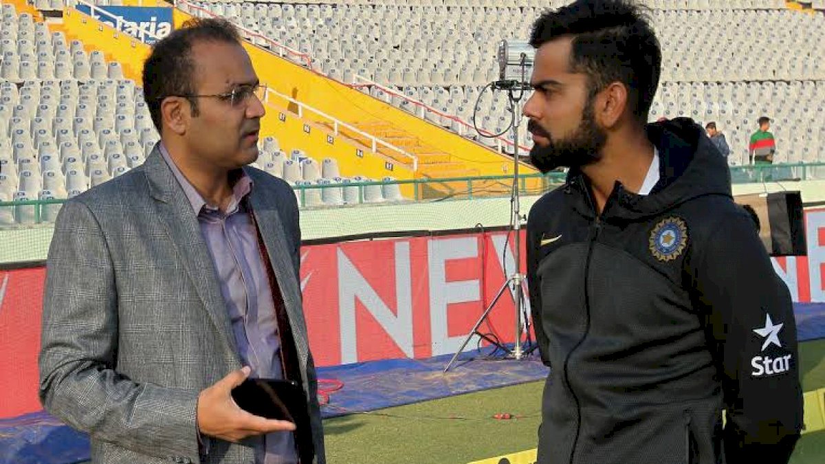 विराट कोहली पर भड़के सहवाग, श्रेयस अय्यर को टीम में न रखने पर उठाए सवाल विराट कोहली पर भड़के सहवाग, श्रेयस अय्यर को टीम में न रखने पर उठाए सवाल