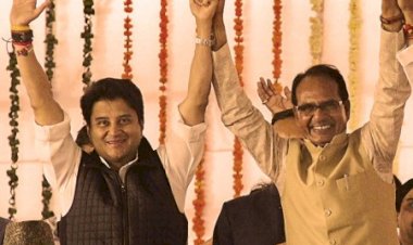 shivraj singh chouhan and jyotiraditya scindia