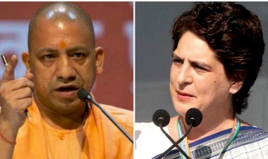UP CM yogi and Priyanka Gandhi