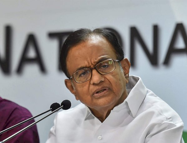 Former Finance Minister P. Chidambaram